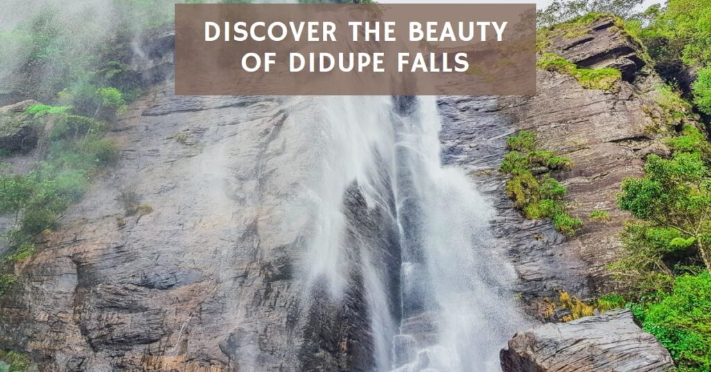 Didupe Falls In Karnataka