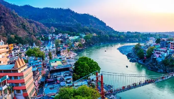 Rishikesh Places to visit in India with family in low budget