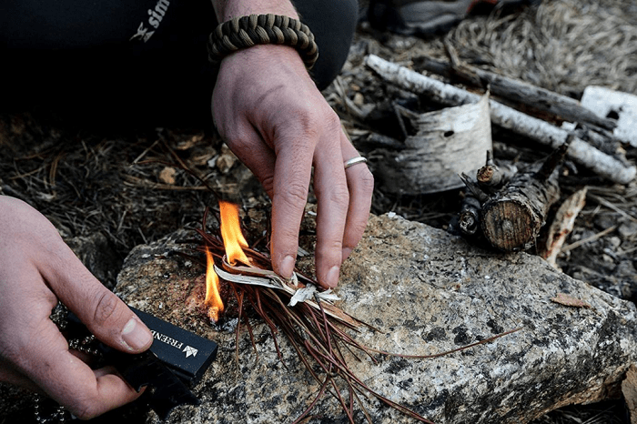 Fire Starter most important things to bring camping