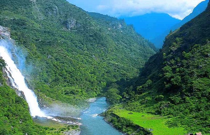 A View of Longtrok Village in Tuensang.