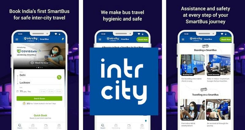 intrcity 10 Best Bus Booking Apps In India: The Ultimate Guide