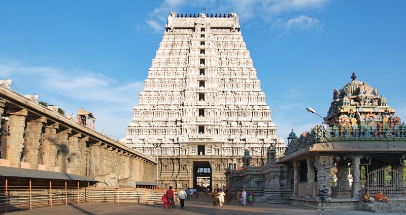 Arunachaleshwara Temple is among the religious sites in tamilnadu