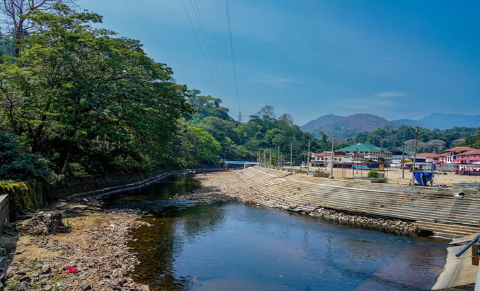 The Pamba is one of the holiest rivers in India. It is also the longest river in Kerala.