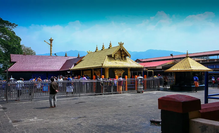 The Sabarimala Sree Dharma Sastha Temple is a Hindu temple dedicated to the Forest God Ayyappan, Son of Lord Shiva and Goddess Parvathi.